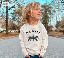 Load image into Gallery viewer, Boys Neutral Be Wild Sweatshirt
