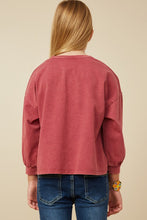 Load image into Gallery viewer, Girls Magenta Knit Top

