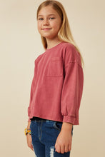 Load image into Gallery viewer, Girls Magenta Knit Top
