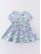 Girls Blue Floral Print Dress
