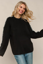 Load image into Gallery viewer, Black Pullover Sweater
