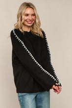 Load image into Gallery viewer, Black Pullover Sweater
