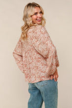Load image into Gallery viewer, Floral V Neck Blouse
