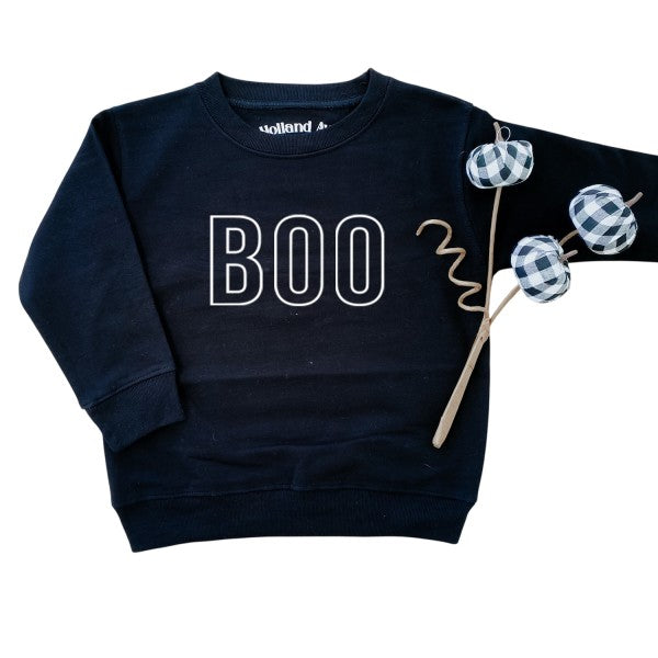 Boo - Kids Halloween Sweatshirt