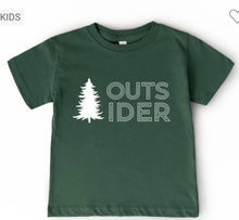 Load image into Gallery viewer, Boys Green Outsider Tee
