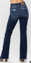 Load image into Gallery viewer, Judy Blue High Waisted Vintage Frayed Hem Bootcut Jeans
