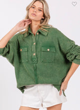 Load image into Gallery viewer, Hunter Mineral Wash Henley Pullover
