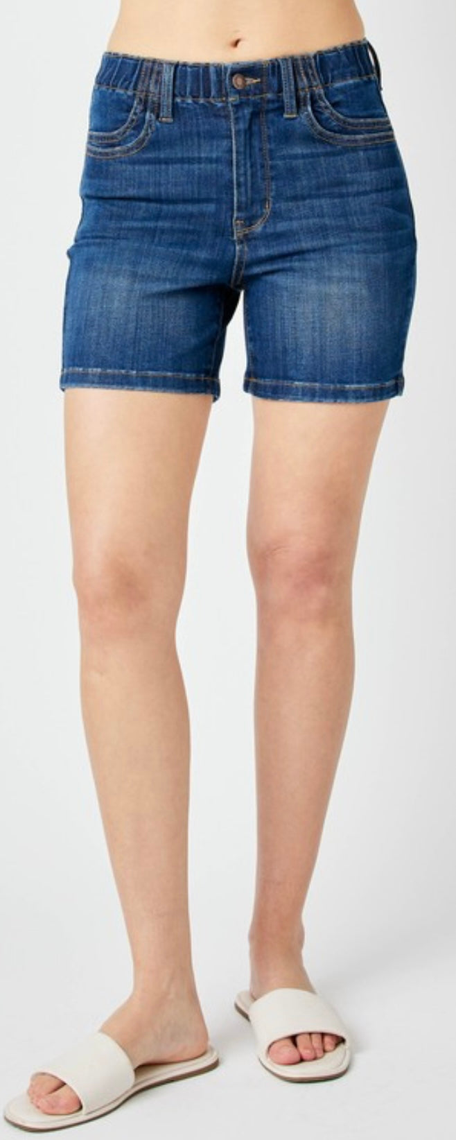 Judy Blue High Elastic Waist Shorts