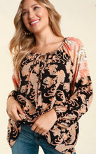 Load image into Gallery viewer, Boho Color Block Top
