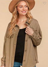 Load image into Gallery viewer, Olive Green Shacket
