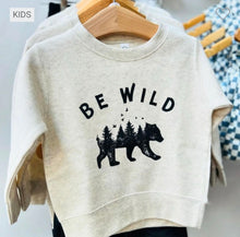 Load image into Gallery viewer, Boys Neutral Be Wild Sweatshirt
