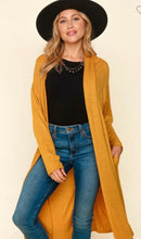 Load image into Gallery viewer, Butterscotch Medi Length Cardigan

