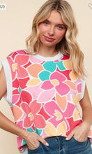 Load image into Gallery viewer, Dolman Short Sleeve Floral Print Top
