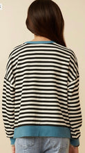 Load image into Gallery viewer, Girls Striped Crew
