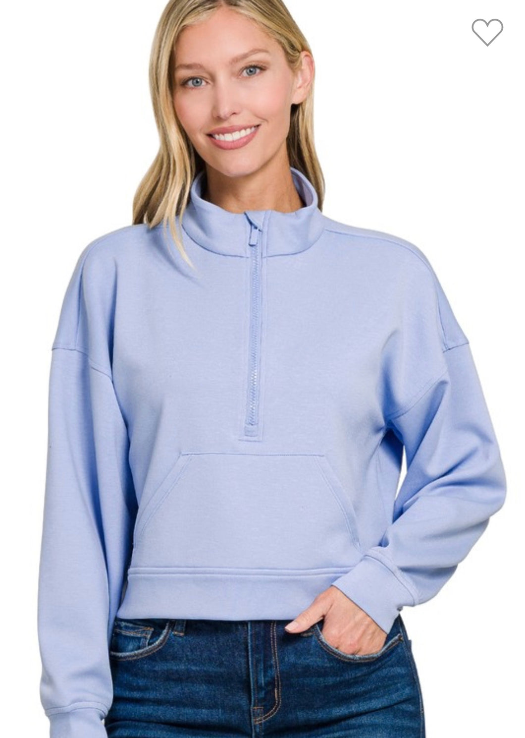 Spring Blue Scuba Half Zip