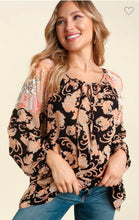 Load image into Gallery viewer, Boho Color Block Top
