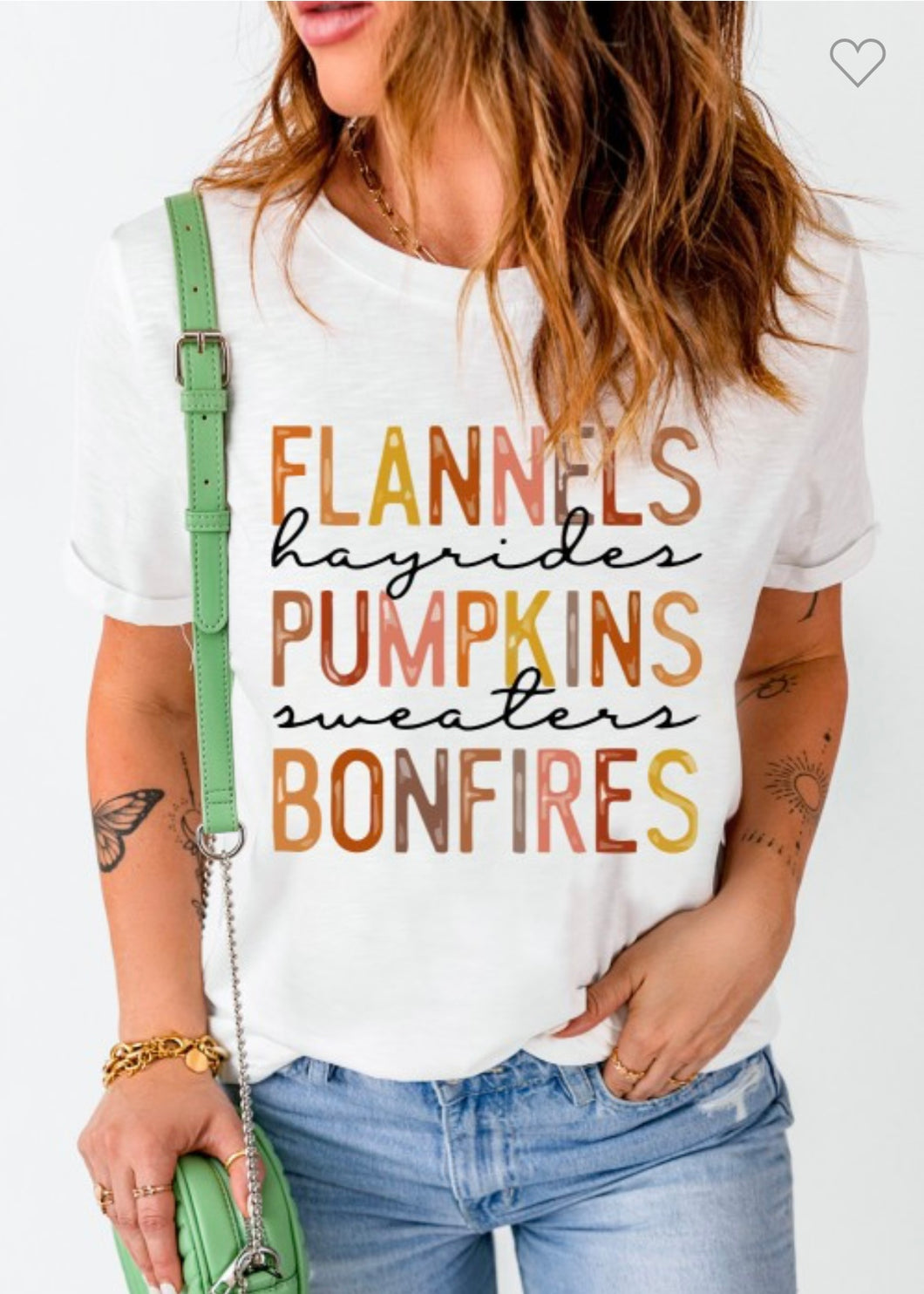 Pumpkin Bonfires Flannels Graphic T-shirt