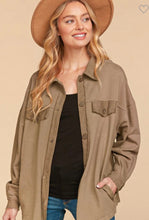 Load image into Gallery viewer, Olive Green Shacket
