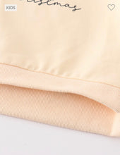 Load image into Gallery viewer, Beige Merry Christmas Girls Crew
