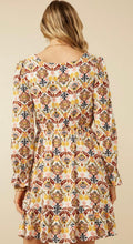 Load image into Gallery viewer, Mustard Floral Dress

