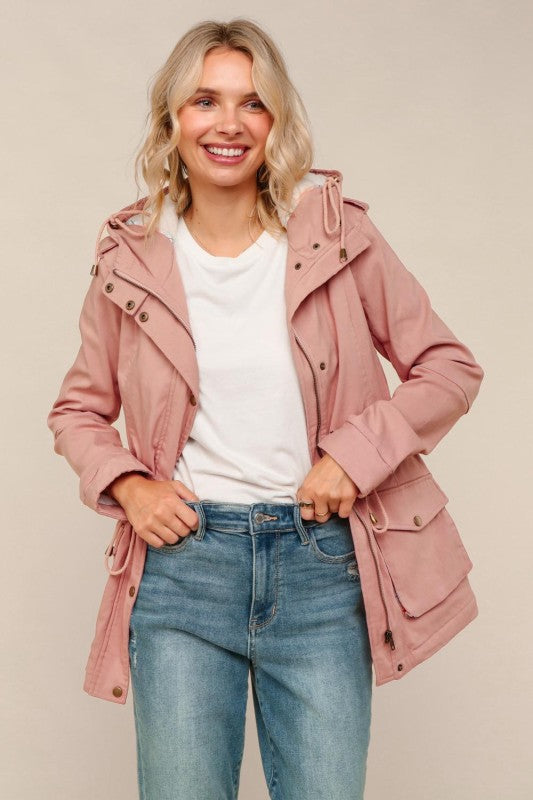 Mauve Fully Lined Jacket