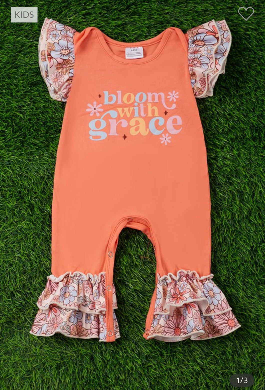 Bloom with Grace Onsie