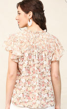 Load image into Gallery viewer, Chiffon Floral Print Blouse
