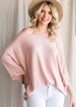 Load image into Gallery viewer, Blush Knit Ribbed Top
