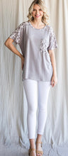 Load image into Gallery viewer, Grey Animal Print Top
