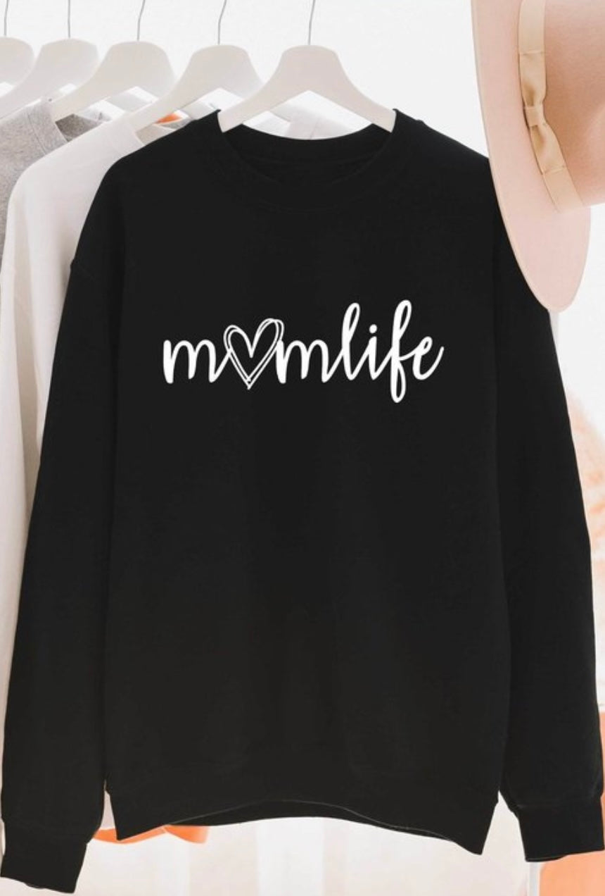 Mom life Graphic Crewneck