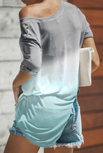 Load image into Gallery viewer, Grey Fade Ombre Tee
