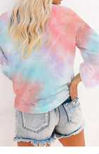 Load image into Gallery viewer, Pastel tie dye knit sweatshirt
