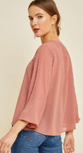 Load image into Gallery viewer, Mauve Embroidered Top
