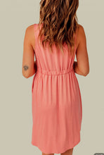 Load image into Gallery viewer, Pink Button Down Dress

