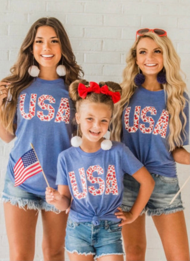 Mom and Me USA tee- Mom