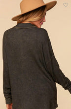 Load image into Gallery viewer, Charcoal Button Down Jacket
