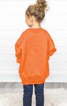 Load image into Gallery viewer, Girls Orange Pumpkin Sweatshirt
