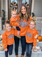 Load image into Gallery viewer, Girls Orange Pumpkin Sweatshirt
