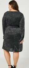 Load image into Gallery viewer, Black Metallic Dress
