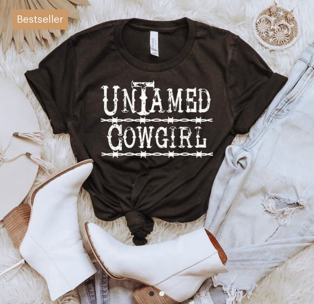 Untamed Cowgirl T-shirt
