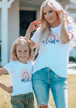 Load image into Gallery viewer, White Rainbow Mama T-shirt
