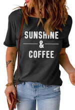 Load image into Gallery viewer, Sunshine and Coffee T-shirt
