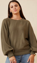 Load image into Gallery viewer, Olive Dolman Top
