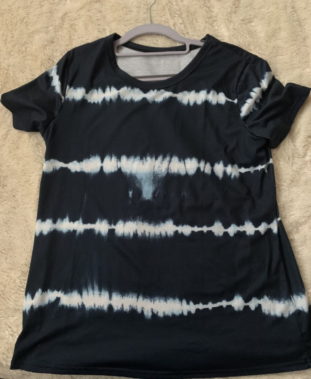 TIe Dye Stiped Tee